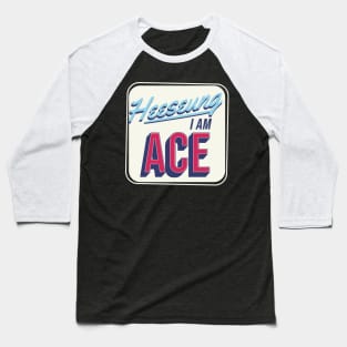 Enhypen Heeseung Ace engene typography | Morcaworks Baseball T-Shirt